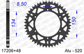 Corona AFAM 17206+48 in all. passo 520 KAWASAKI KX 125 1998  -1999